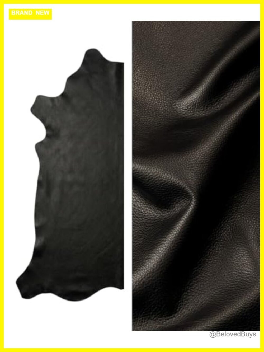 Full Grain Genuine Leather Cowhide for Upholstery, Crafting, Sewing